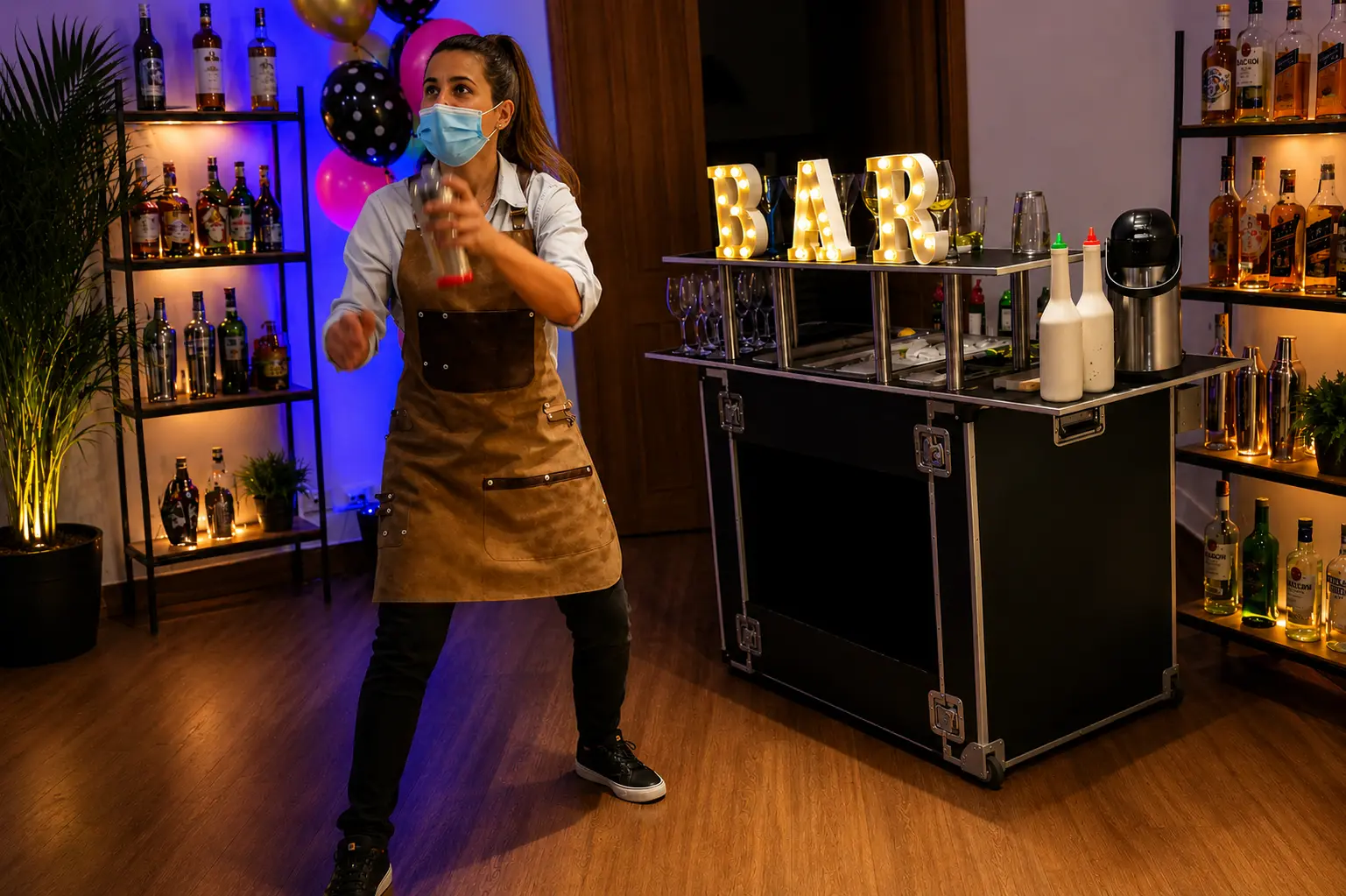 Mobile bartender cocktail service for birthday party in Pembroke Pines FL